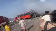 Eight dead, 10 injured in head-on collision between two luxury buses in Maharashtra