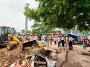 Encroachments Removed from Majri Chowk Area in Panchkula