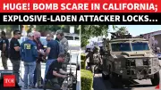 Explosive-Laden Attacker Barricades Self Inside California Bank, FBI Responds