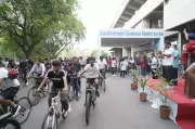 Fit India Sundays on Cycle Held at Sector 42 Sports Complex in Chandigarh