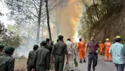 Forest Fire Mock Drill Held in Mandi to Boost Emergency Response