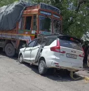 Four of family killed in Trichy car-truck collision on highway