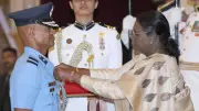 Gaganyaan Astronaut Prasanth Nair Awarded Kirti Chakra by President