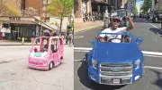 Georgia Man Builds 55 MPH Barbie Car From Abandoned Toy, Costs $3 to Refuel