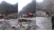 Glacier Melt Triggers Flash Flood in Lahaul-Spiti, 50 Vehicles Stranded