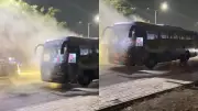 Gujarat Titans team bus suffers short circuit after IPL final loss, players safe