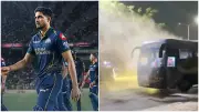 Gujarat Titans Team Bus Suffers Short Circuit, All Safe