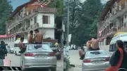 Half-Naked Tourists Dance on Car in Himachal's Kasol, Video Goes Viral