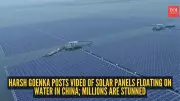 Harsh Goenka Shares Video of Massive Floating Solar Farm in China, Sparks Debate