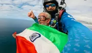 Haryana grandfather goes skydiving from 18,000 ft in Australia, yells 'Jai Bharat!'
