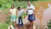 Haveri man marks son's birthday by planting 500+ trees in 7 years