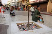 Heritage Street planters misused as dustbins, sparking concern in Amritsar