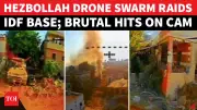 Hezbollah Drone Swarm Strikes Israeli Base Near Lebanon Border