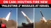 Houthis Release Video of 'Palestine-2' Missile Launched Toward Israel