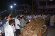 Hundreds Bid Emotional Farewell to Veteran Leader Prof BT Deshmukh in Amravati