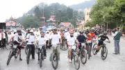 Hundreds Join Anti-Drug Heritage Cycling Ride in Shimla