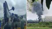 IAF AN-32 Aircraft Crashes During Landing in Assam's Jorhat