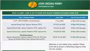 Indian Army Agniveer CEE 2026 Begins: Hall Ticket Download, Exam Dates, and Guidelines