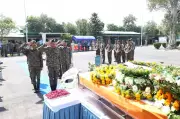 Indian Army Pays Tributes to Lieutenant Beereshwar Goswami Killed in Rajouri Operation