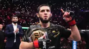 Islam Makhachev Reacts to Ilia Topuria's First UFC Loss at Freedom 250