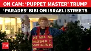 Israel Protests: Netanyahu Depicted as Trump's Puppet in Viral Street Spectacle