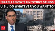 Israel's UN Envoy Defends Lebanon Operations, Warns of Further Strikes