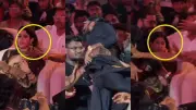 Janhvi Kapoor Startled as Fan Rushes Towards Ram Charan at Peddi Event