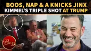 Jimmy Kimmel Mocks Trump for Cursing Knicks at NBA Finals