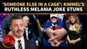 Jimmy Kimmel Roasts Trump's Bruised Hand and Melania in UFC Night Monologue