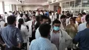 Junior Doctors Strike at Prayagraj Hospital Over Colleague's Detention