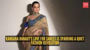 Kangana Ranaut's Saree Style: Making the Six-Yard Drape a Daily Choice