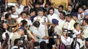 Karnataka CM-designate Shivakumar appeals against garlands due to allergy
