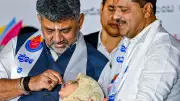 Karnataka CM Launches Polio Immunisation Drive at His Residence