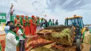 Karnataka Farmers Launch Desilting Festival at Tungabhadra Reservoir