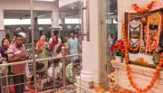 Kashmiri Pandits Celebrate Jyeshtha Ashtami at Kheer Bhawani Shrine in Jammu