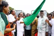 Kerala CM Satheesan Flags Off New KSRTC Buses on Aluva-North Paravoor Route