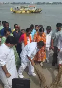 Kolkata CM Suvendu Adhikari Leads Cleanliness Drive at Mayer Ghat, Launches 'Swachhata Se Swagat' Campaign