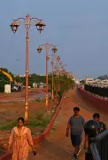 Krishnalanka Riverfront Park in Vijayawada Shows Signs of Neglect