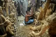 Kumartuli idol makers hopeful after CM Adhikari assures more Durga Pujas this year