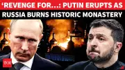 Kyiv’s Historic Monastery Burns After Trump-Zelensky Call: Russian Strike