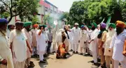 Ludhiana farmers burn Trump effigy, oppose India-US trade pact