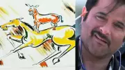 Majnu Bhai Painting Comes to Life in Viral Welcome Video with Goat and Donkey