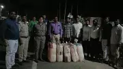 Mandya Police Seize 111 Kg Ganja, Arrest Andhra Man in Drug Bust