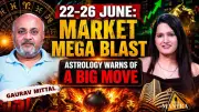 Market Mega Blast: Rally, Crash or Wealth Opportunity? Gaurav Mittal's Astrological Outlook for 22-26 June