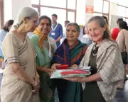 Melghat Women's Solar Charkha Saree Impresses Australian Health Advocate Barbara O'Neill