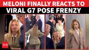 Meloni Explains Viral Pose Beside Trump at G7 Summit, Says 'My Hand on My Hip'