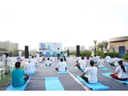 Million Minds Tech City Hosts 500+ Leaders for International Yoga Day in Ahmedabad