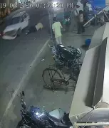 Minor Driving Speeding Car Injures Cyclist and Shopkeeper in Ludhiana
