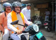 MP CM Yadav rides electric scooter to Class 12 topper's slum home, wishes her success