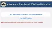 MSBTE Declares Summer Diploma Exam Results 2026: Check Online